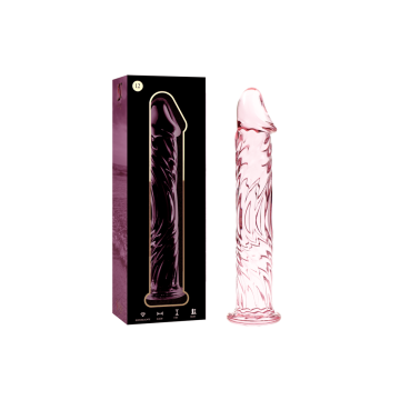 Nebula Series By Ibiza - Modell 12 Dildo Borosilikatglas Rosa 17 Cm