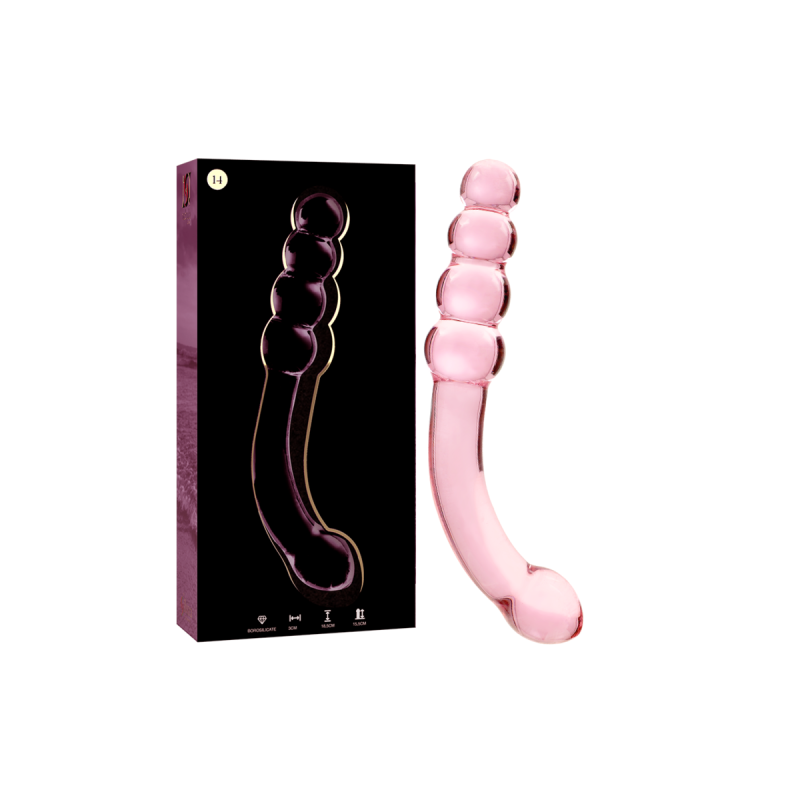 Nebula Series By Ibiza - Modèle 14 Gode En Verre Borosilicate Rose