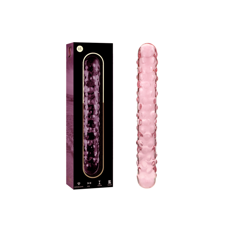 Nebula Series By Ibiza - Model 15 Dildo Borosilicate Glass Pink
