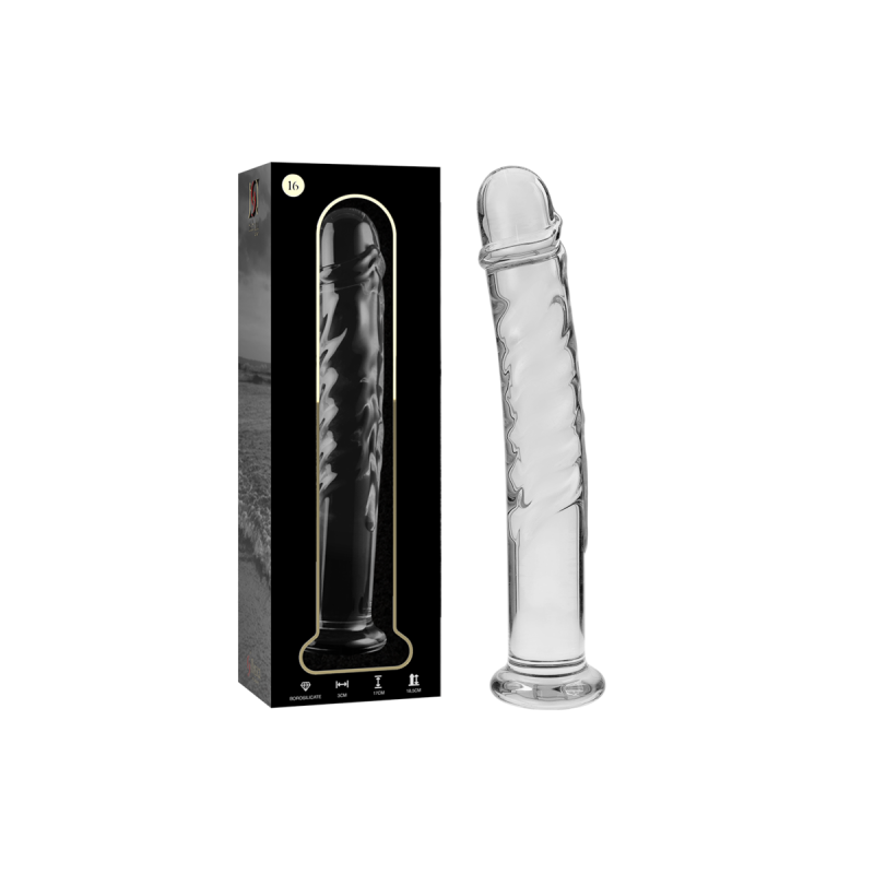 Nebula Series By Ibiza - Modelo 16 Dildo Cristal Transparente 18.5