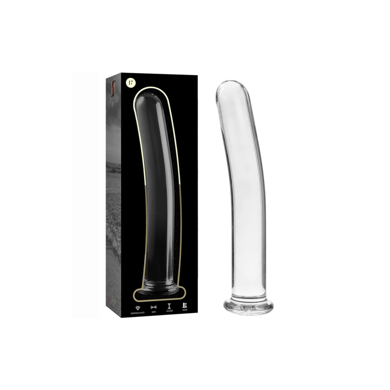 Nebula Series By Ibiza - Model 17 Dildo Borosilicate Glass Clear