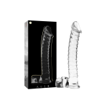 Nebula Series By Ibiza - Modelo 23 Dildo Cristal Transparente 21.5