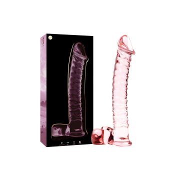 Nebula Series By Ibiza - Modelo 23 Dildo Cristal Rosa 21.5 Cm - O