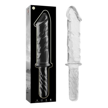 NEBULA SERIES BY IBIZA - MODELO 24 DILDO CRISTAL TRANSPARENTE 28.5 CM -O- 5 CM