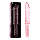 NEBULA SERIES BY IBIZA - MODELO 24 DILDO CRISTAL ROSA 28.5 CM -O- 5 CM