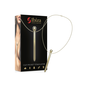 IBIZA - CLIT POCKET STIMULATOR HALSKETTE USB-LADEGERT 12 VIBRATIONSMO…