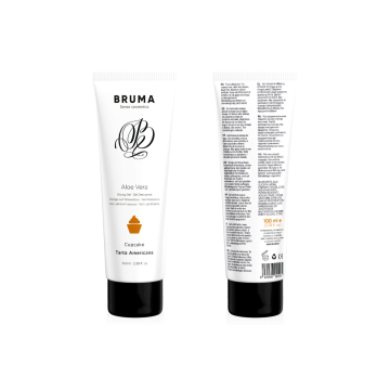 BRUMA - ALOE VERA GLEITGEL CUPCAKE-GESCHMACK 100 ML - Mit köstlichen…