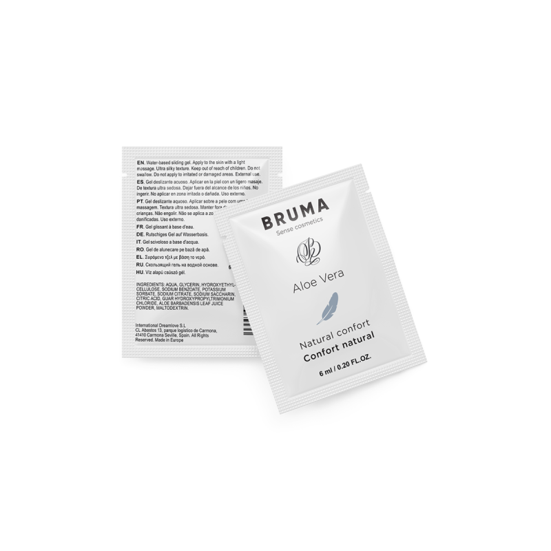 BRUMA - ALOE VERA GLEITGEL NATÜRLICHER KOMFORT 6 ML - Einzelne Dosis
