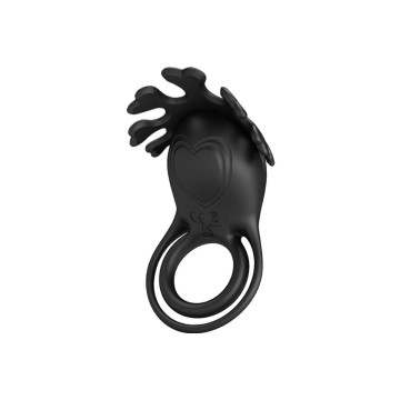 Pretty Love - Ruben Anillo Vibrador 7 Vibraciones Silicona Negro |