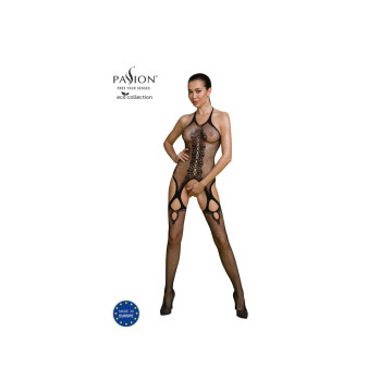 Passion - Eco Collection Bodystocking Eco Bs013 Negro | Vybes.it
