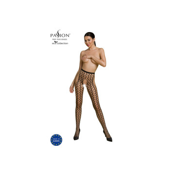 Passion - Eco Collection Bodystocking Eco S007 Negro | Vybes.it