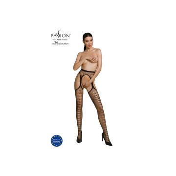 Passion - Eco Collection Bodystocking Eco S008 Negro | Vybes.it