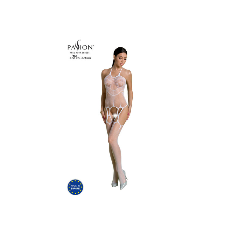 Passion - Eco Collection Bodystocking Eco Bs002 Blanco | Vybes.it