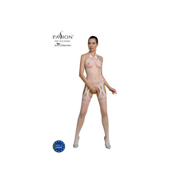 Passion - Eco Collection Bodystocking Eco Bs006 Blanco | Vybes.it