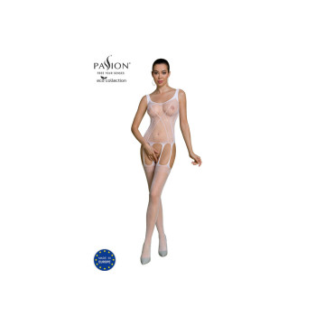 Passion - Eco Collection Bodystocking Eco Bs007 Blanco | Vybes.it