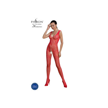 Passion - Eco Collection Bodystocking Eco Bs012 Rojo | Vybes.it