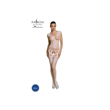 Passion - Eco Collection Bodystocking Eco Bs014 Blanco | Vybes.it