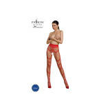 Passion - Eco Collection Bodystocking Eco S006 Rojo | Vybes.it