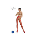 Passion - Eco Collection Bodystocking Eco S008 Rojo | Vybes.it