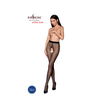 Passion - Tiopen 022 Medias Negro/Rojo 3/4 20 Den | Vybes.it
