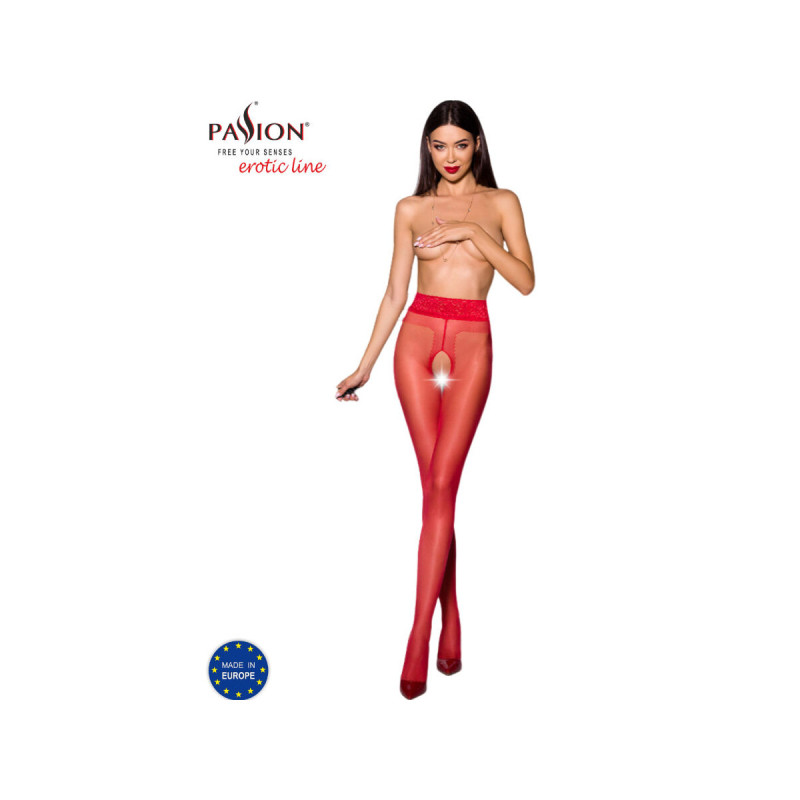 Passion - Tiopen 001 Medias Rojo 1/2 20 Den | Vybes.it
