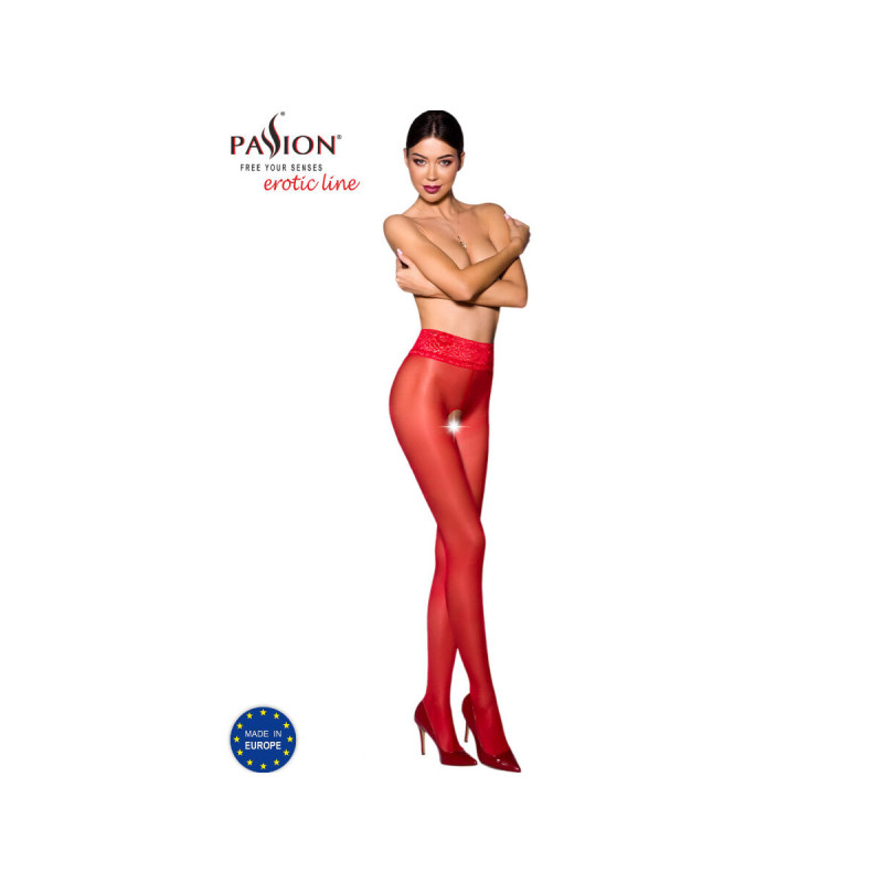 Passion - Tiopen 008 Medias Rojo 1/2 30 Den | Vybes.it