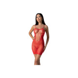 PASSION - BS096 BODYSTOCKING ROUGE TAILLE UNIQUE - PASSION WOMAN BODY…