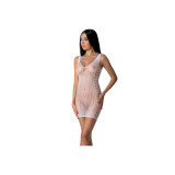 PASSION - BS097 WEISSER BODYSTOCKING, EINE GRÖSSE - PASSION WOMAN BOD…