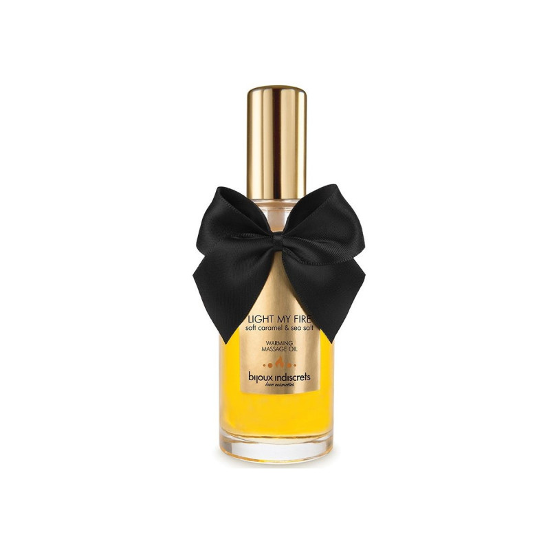 BIJOUX - MASSAGE OIL HEAT EFFECT CARAMEL AROMA - BIJOUX LOVE COSMETIQ…