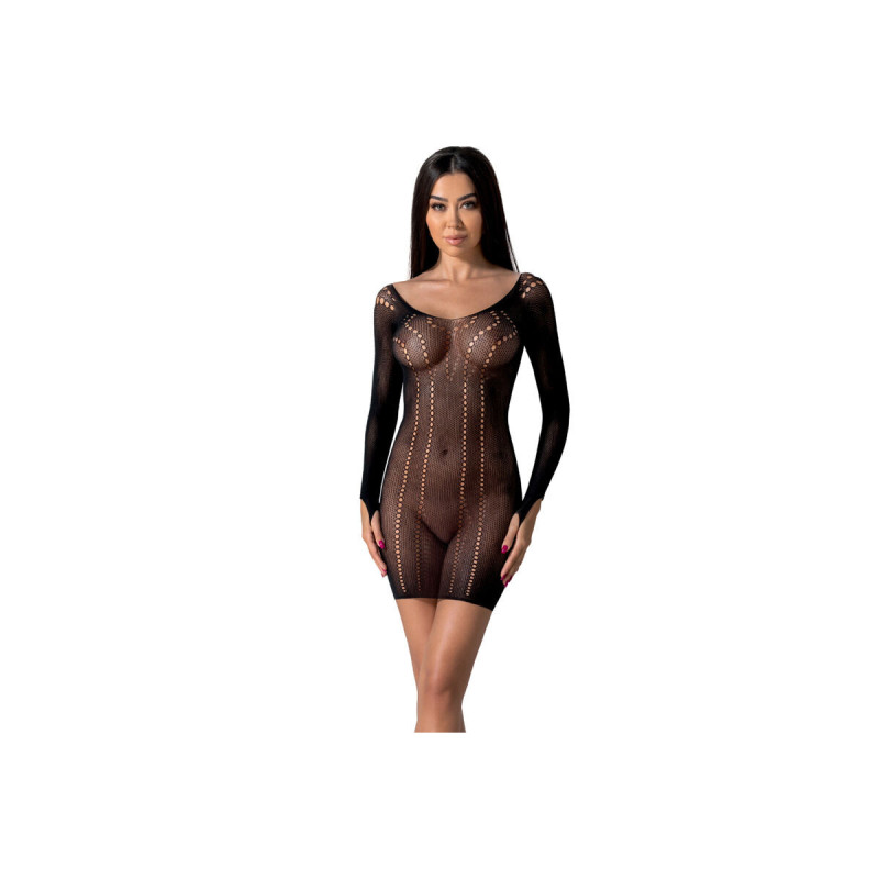 PASSION - BS101 BODYSTOCKING NERO TAGLIA UNICA - PASSION WOMAN BODYST…