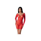 PASSION - BS101 BODYSTOCKING ROUGE TAILLE UNIQUE - PASSION WOMAN BODY…
