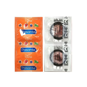 Pasante - Preservativo Sabor Chocolate Bolsa 144 Unidades | Vybes.it