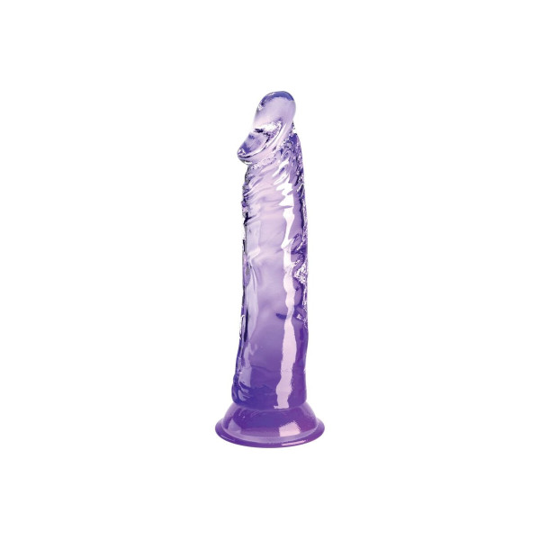 KING COCK - CLEAR PENE REALÍSTICO 19.7 CM MORADO