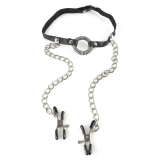FETISH FANTASY SERIES - SERIE - GAG MIT NIPPELKLEMMEN