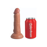 King Cock - Elite Realistic Silicone Dildo 15.2 Cm Caramel |
