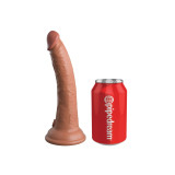 King Cock - Elite Realistic Silicone Dildo 17.8 Cm Caramel |