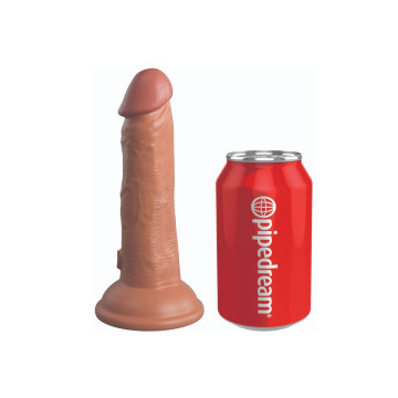King Cock - Elite Realistic Dildo Vibrating & Silicone 15.2 Cm