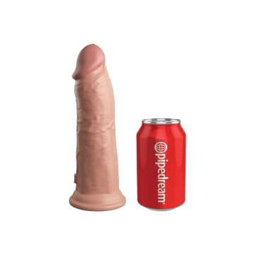 King Cock - Elite Dildo Realistico Vibrante E Silicone 20.3 Cm |