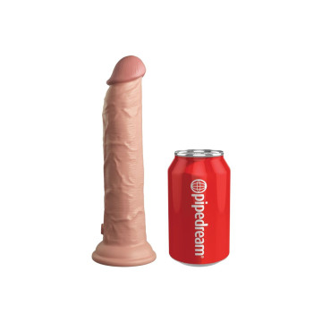 King Cock - Élite Dildo Realístico Vibrador & Silicona Control