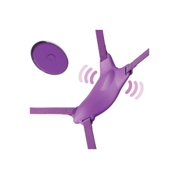 Fantasy For Her - Harnais Papillon Vibrant, Rechargeable &