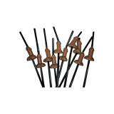 DIABLO PICANTE ? TASCHE MIT 10 NATÜRLICHEN STROHHALMEN FÜR GROSSE PEN…