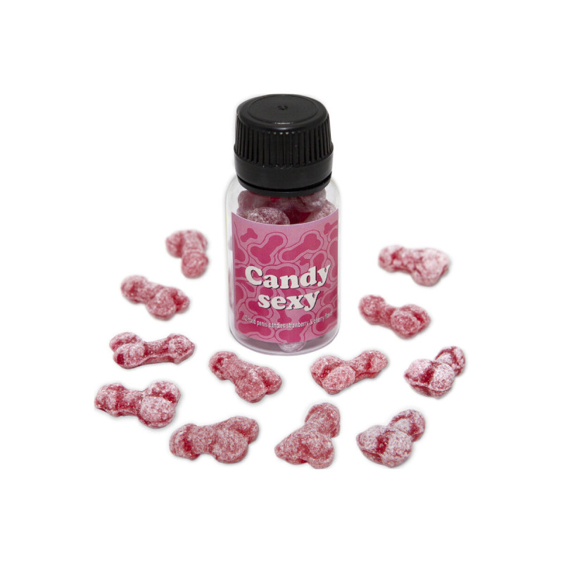 DIABLO PICANTE - CANDY SEXY POT DE 12 GOMMES AU GOÛT FRAISE-CERISE -…