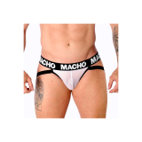 MACHO - MX26X1 JOCK GRID WEISS S - MACHO UNDERWEAR - /product_models/…