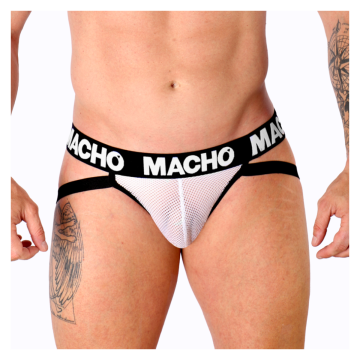 MACHO - MX26X1 JOCK REJILLA BLANCO XL