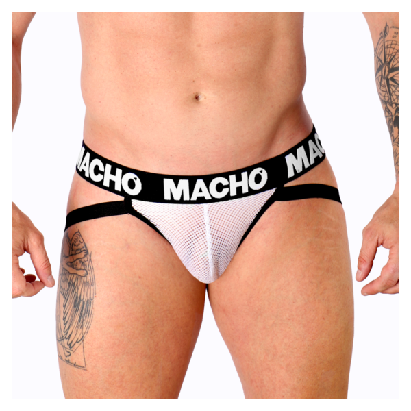 MACHO - MX26X1 JOCK REJILLA BLANCO XL