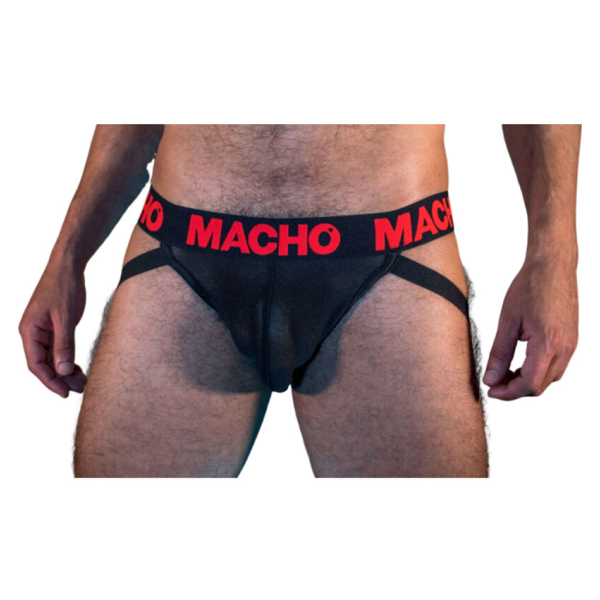 MACHO - MX26X2 JOCK NEGRO/ROJO M