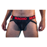MACHO - MX26X2 JOCK NEGRO/ROJO L