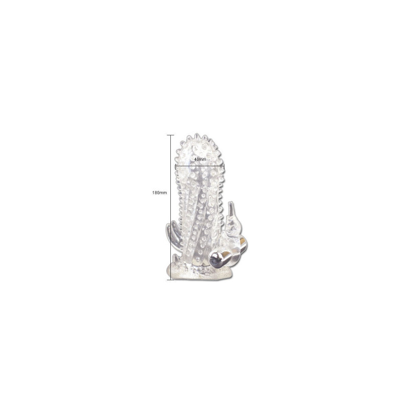 Baile - Brave Man Extensión Pene Vibrador Rabbit | Vybes.it