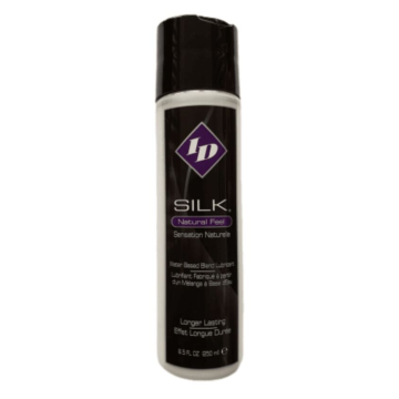 ID SILK - LUBRICANTE BASE AGUA Y SILICONA NATURAL FEEL 250 ML