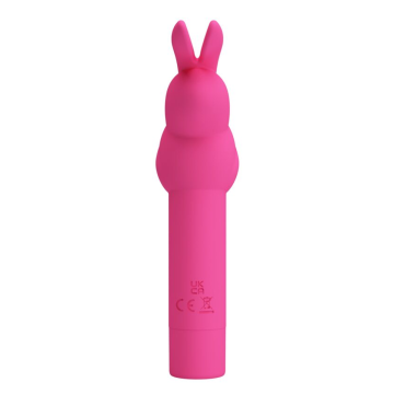 PRETTY LOVE - GERARDO VIBRADOR DE SILICONA CONEJO FUSCHIA